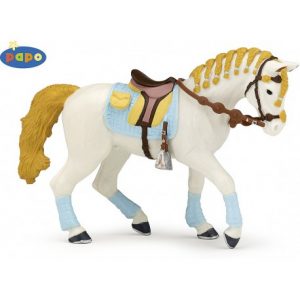 Cheval de la cavalière adulte Fashion bleue Papo