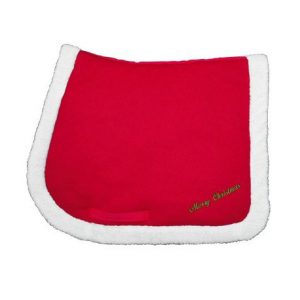 Tapis de selle Equithème Noël