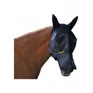 Masque anti-insectes Ultrashield Flymask, avec oreilles et protège-nez
