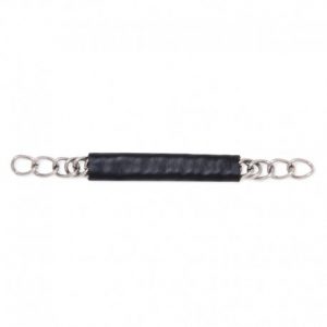 Gourmette METALAB cuir