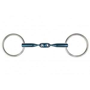 Mors 2 anneaux METALAB Eco Blue double brisure