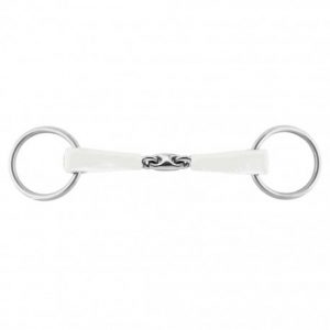 Mors 2 anneaux NATHE, double brisure, 20 mm