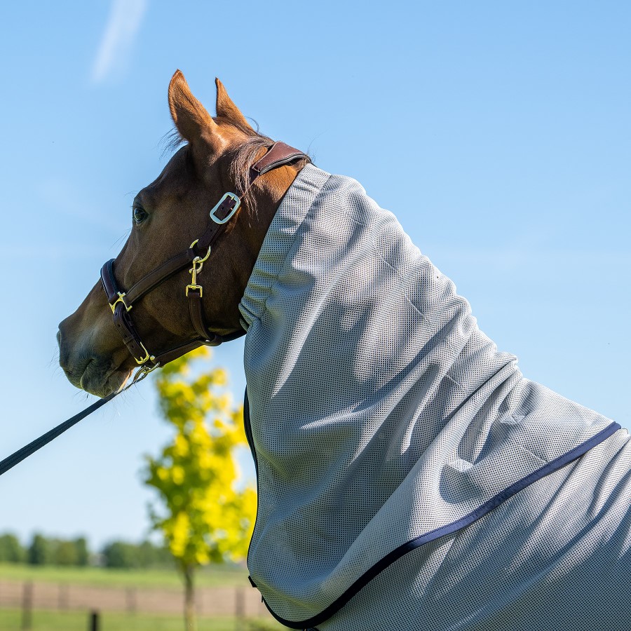 Couvre-encolure pour Winderen couverture anti-mouches pour chevaux Fly - Proof – Image 5