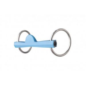 Mors 2 anneaux METALAB Flexi droit, demi-lune