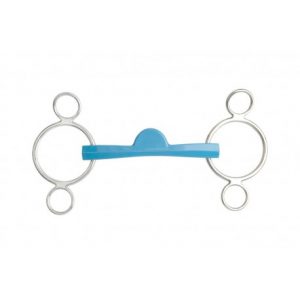 Mors réglable METALAB Flexi 3 anneaux, demi-lune