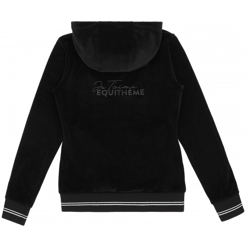 Gilet velours Je t'aime EQUITHÈME - Coline – Image 2