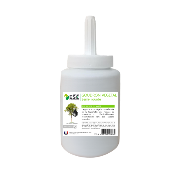 GOUDRON VEGETAL ORIGINE FRANCE – Protection de la corne – Pinceau inclus ESC